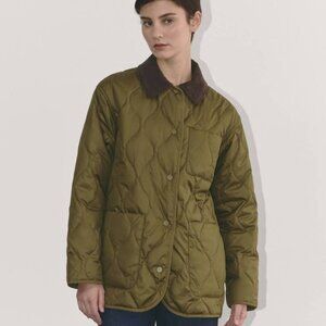 Everlane Quilted  Ranch Jacket Olive XXL New With Tags